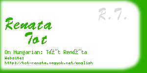 renata tot business card